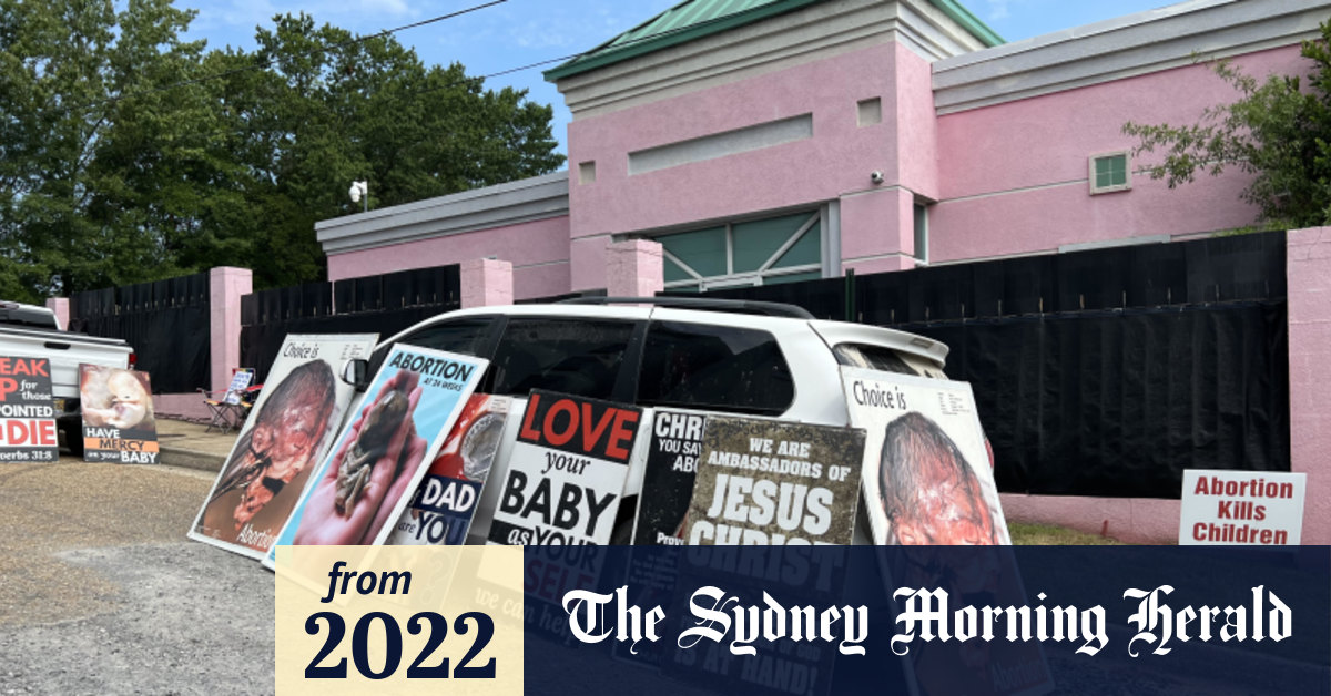 The Pink House at centre of America’s abortion wars